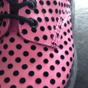 Very Rare Pink w/ Polka Dot Pascal Boot, US W sz9